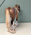 Leyte OOAK Strawberry Roan Custom Heavy Draft By Caroline Boydston - Best Offer 5/21/24