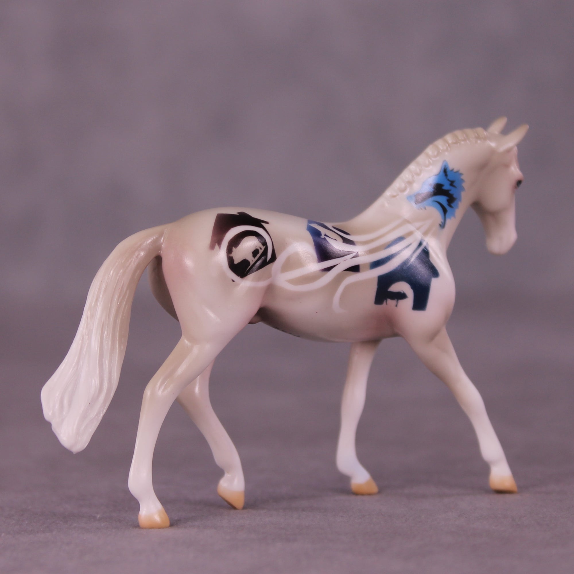 The Three Little Pigs NO FINISH CHANGE OOAK Chip Warmblood by Kike (Enrique) Duarte LHS25