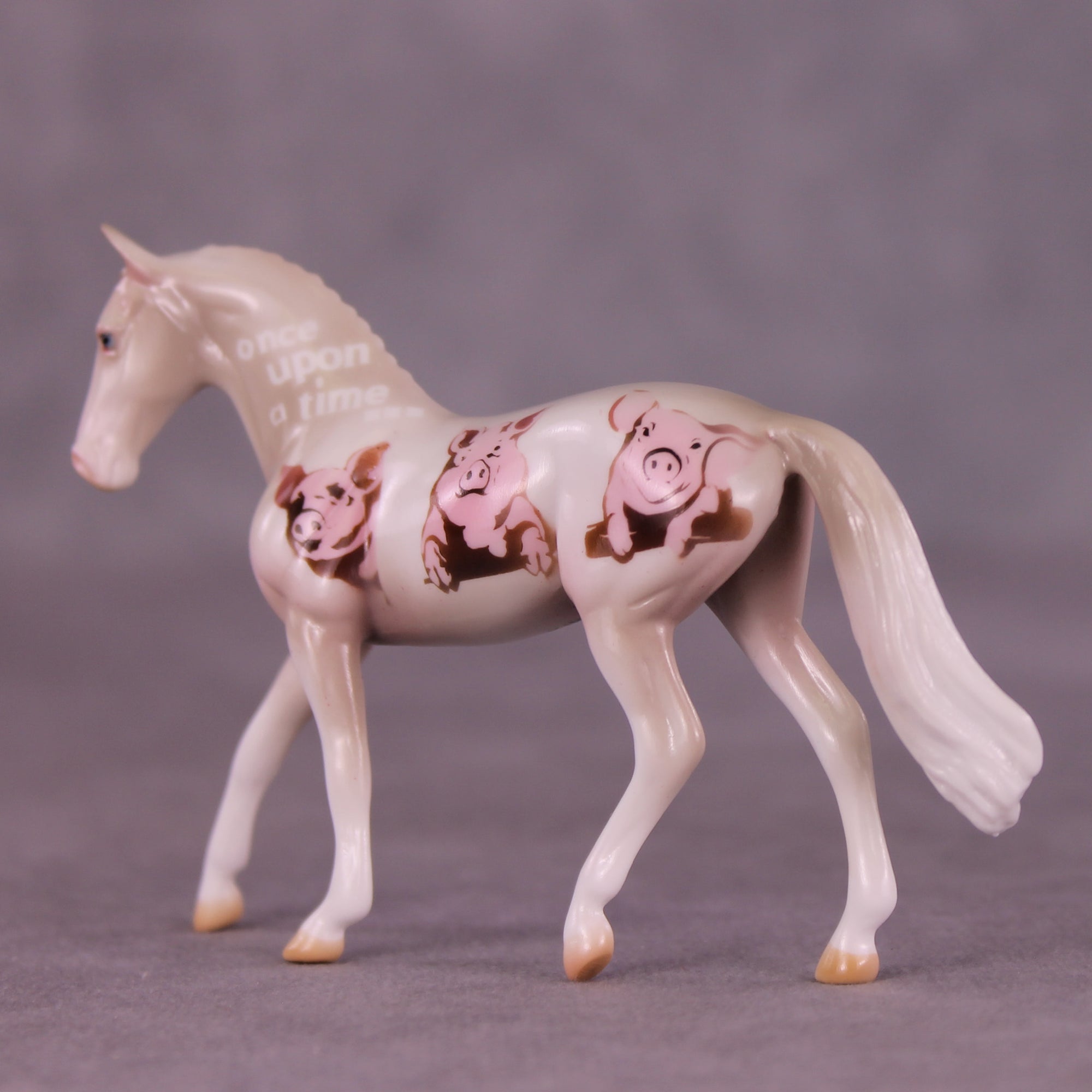 The Three Little Pigs NO FINISH CHANGE OOAK Chip Warmblood by Kike (Enrique) Duarte LHS25