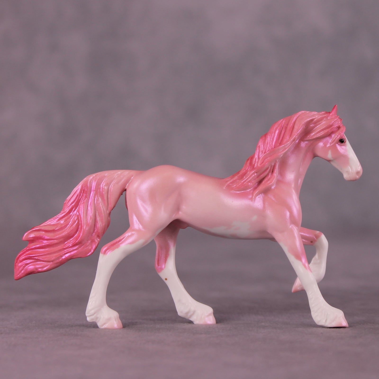 "Candy Floss" OOAK Friesian Chip by Erin Corbett EQ25