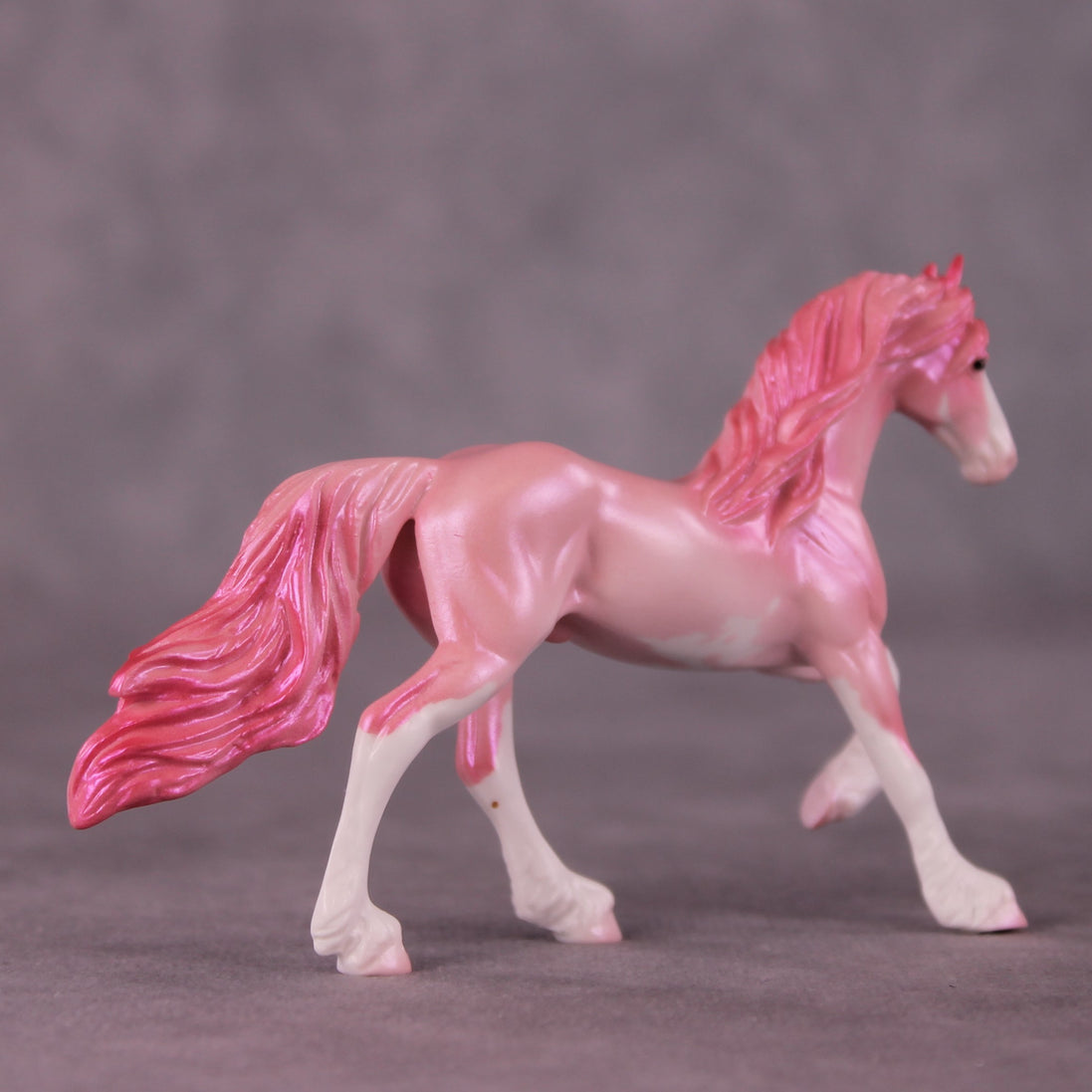 "Candy Floss" OOAK Friesian Chip by Erin Corbett EQ25