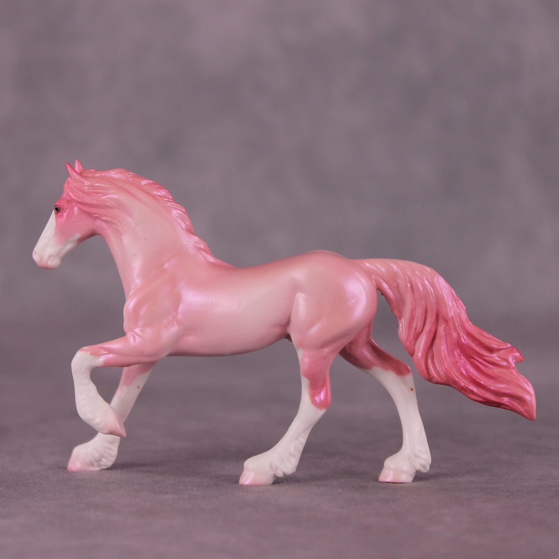 "Candy Floss" OOAK Friesian Chip by Erin Corbett EQ25
