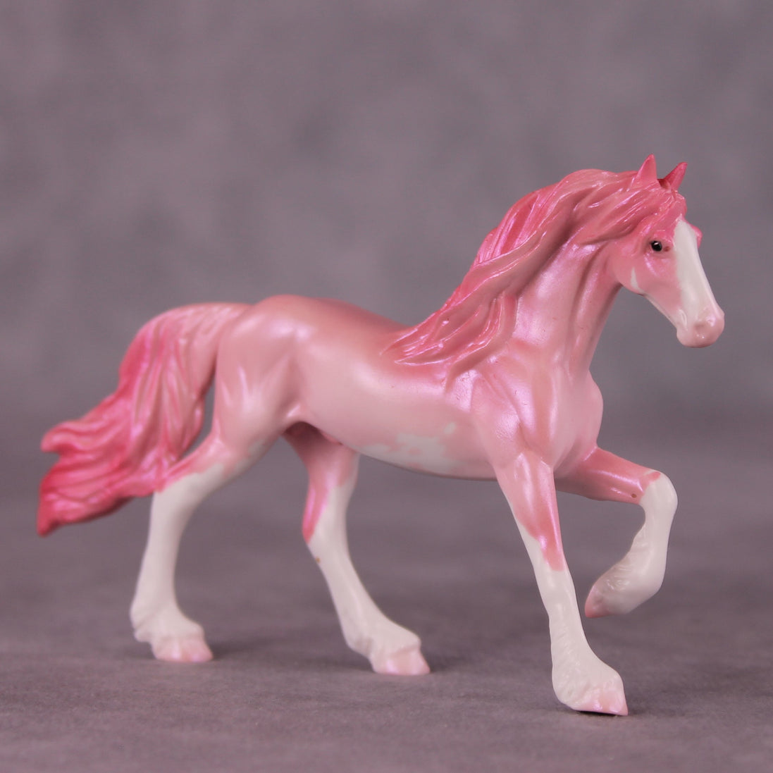 "Candy Floss" OOAK Friesian Chip by Erin Corbett EQ25