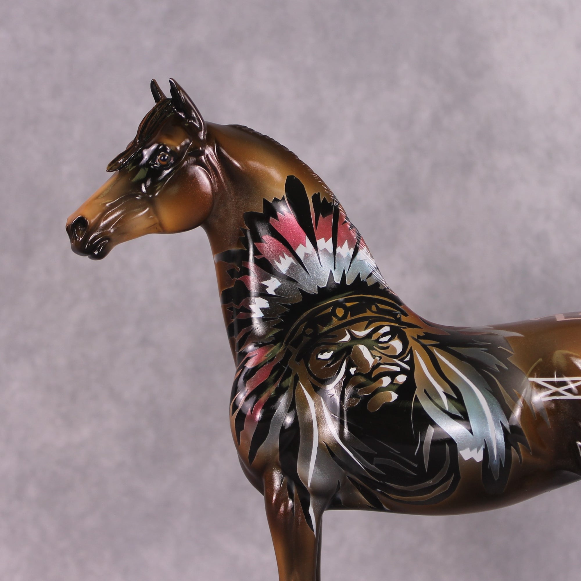 "My Clan" OOAK Glossy Morgan by Kike Duarte SHCF25