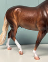 Berkner OOAK Dappled Liver Chestnut Custom Irish Draught By Caroline Boydston - Best Offer 5/21/24