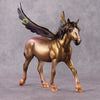 &quot;Chai&quot; OOAK Golden Iridescent Deco Custom Winged Pebble Draft By Guest Artist Mindy Berg