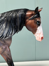 Crete OOAK Bay Roan Custom Running Stock Horse By Caroline Boydston - Best Offer 5/21/24