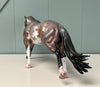 Crete OOAK Bay Roan Custom Running Stock Horse By Caroline Boydston - Best Offer 5/21/24