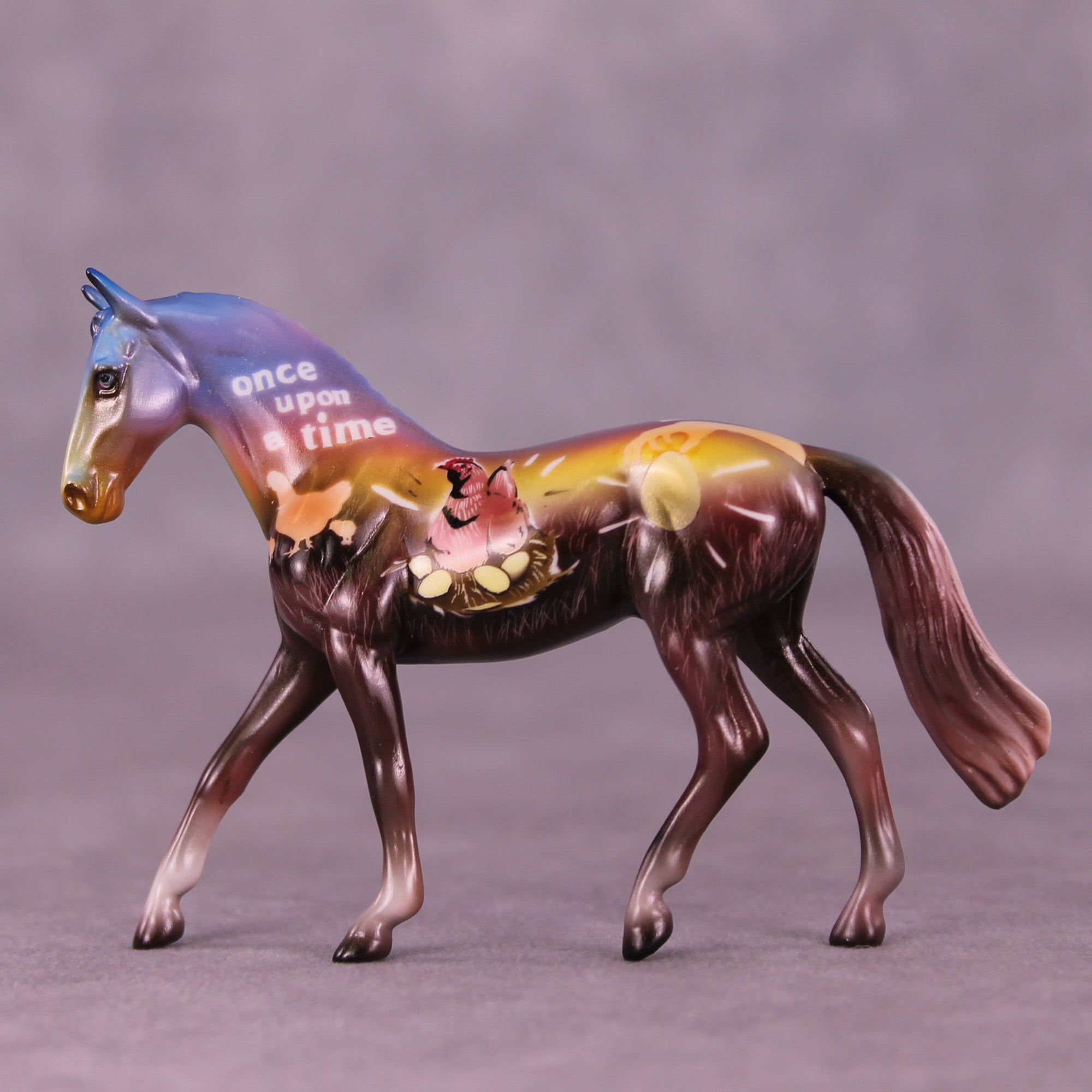 The Hen That Laid Golden Eggs NO FINISH CHANGE OOAK Chip Warmblood by Kike (Enrique) Duarte LHS25