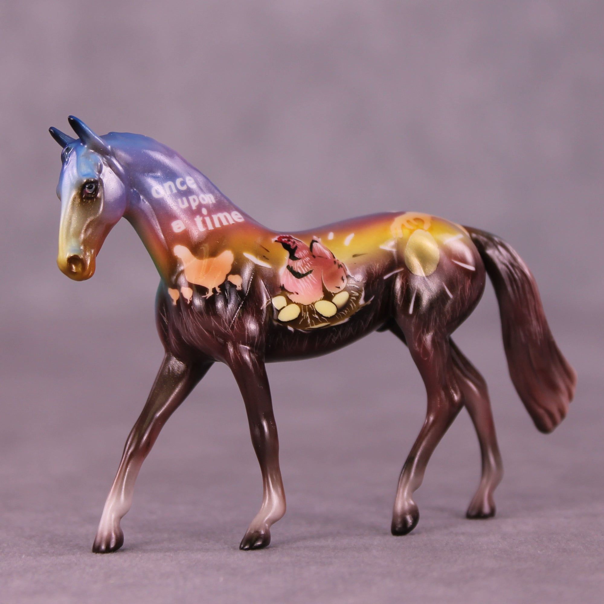 The Hen That Laid Golden Eggs NO FINISH CHANGE OOAK Chip Warmblood by Kike (Enrique) Duarte LHS25