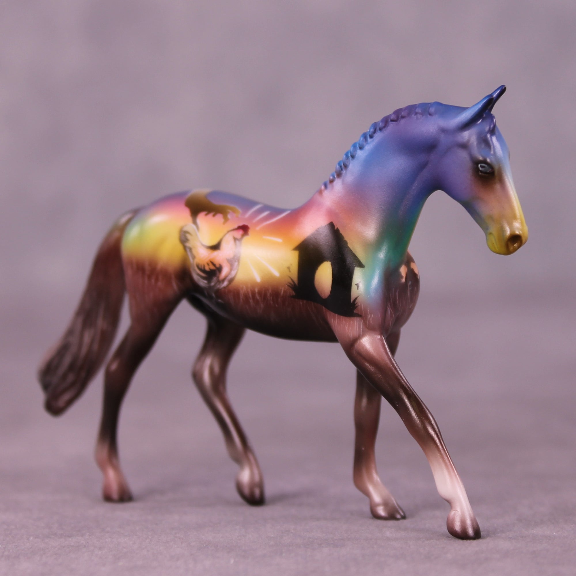 The Hen That Laid Golden Eggs NO FINISH CHANGE OOAK Chip Warmblood by Kike (Enrique) Duarte LHS25