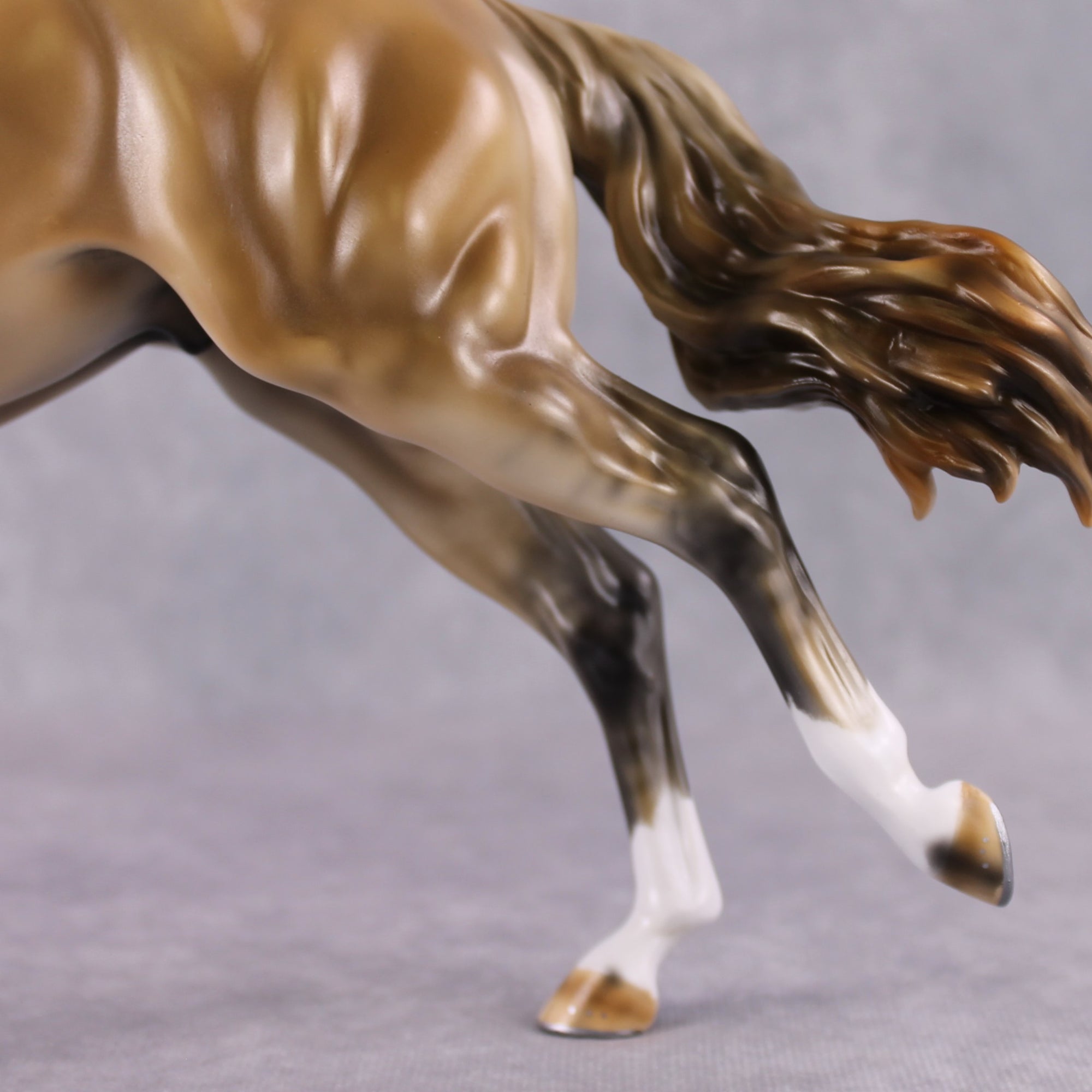 "First Time Dun" OOAK Stone Horses - Dun Remington by Mindy Berg Best Offer 02/18/2025