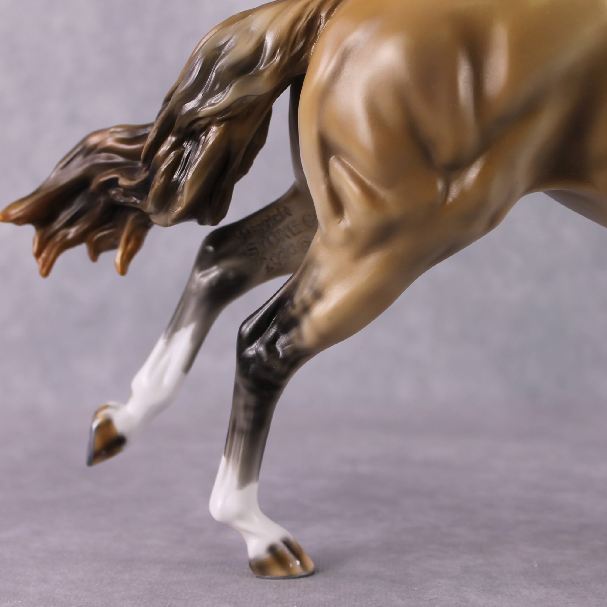 "First Time Dun" OOAK Stone Horses - Dun Remington by Mindy Berg Best Offer 02/18/2025