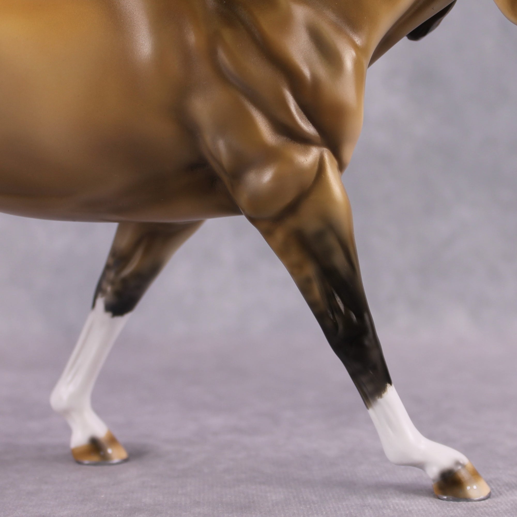 "First Time Dun" OOAK Stone Horses - Dun Remington by Mindy Berg Best Offer 02/18/2025