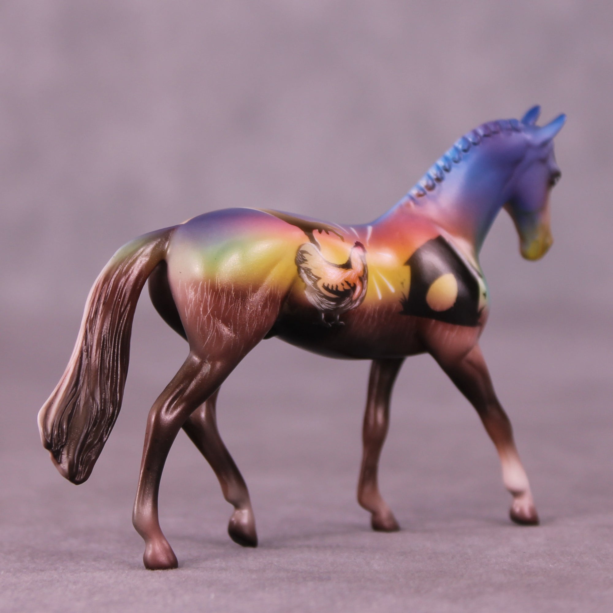 The Hen That Laid Golden Eggs NO FINISH CHANGE OOAK Chip Warmblood by Kike (Enrique) Duarte LHS25