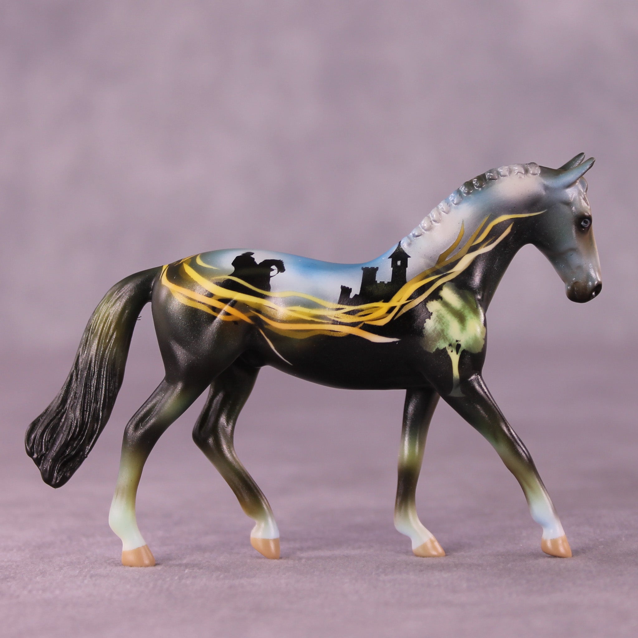 Rapunzel NO FINISH CHANGE OOAK Chip Warmblood by Kike (Enrique) Duarte LHS25