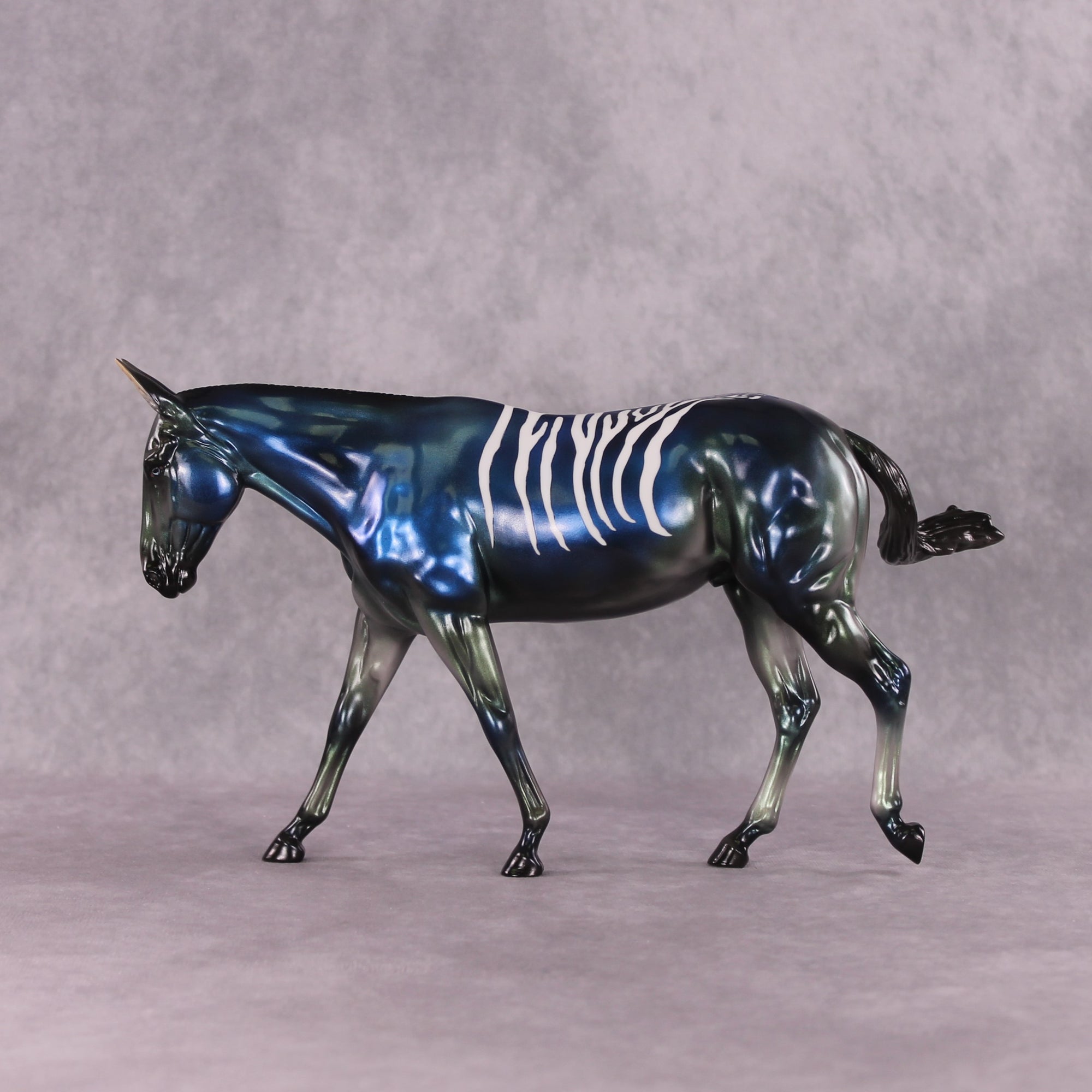 "Squiggle" OOAK FCM Large Mule By Tegan Davis