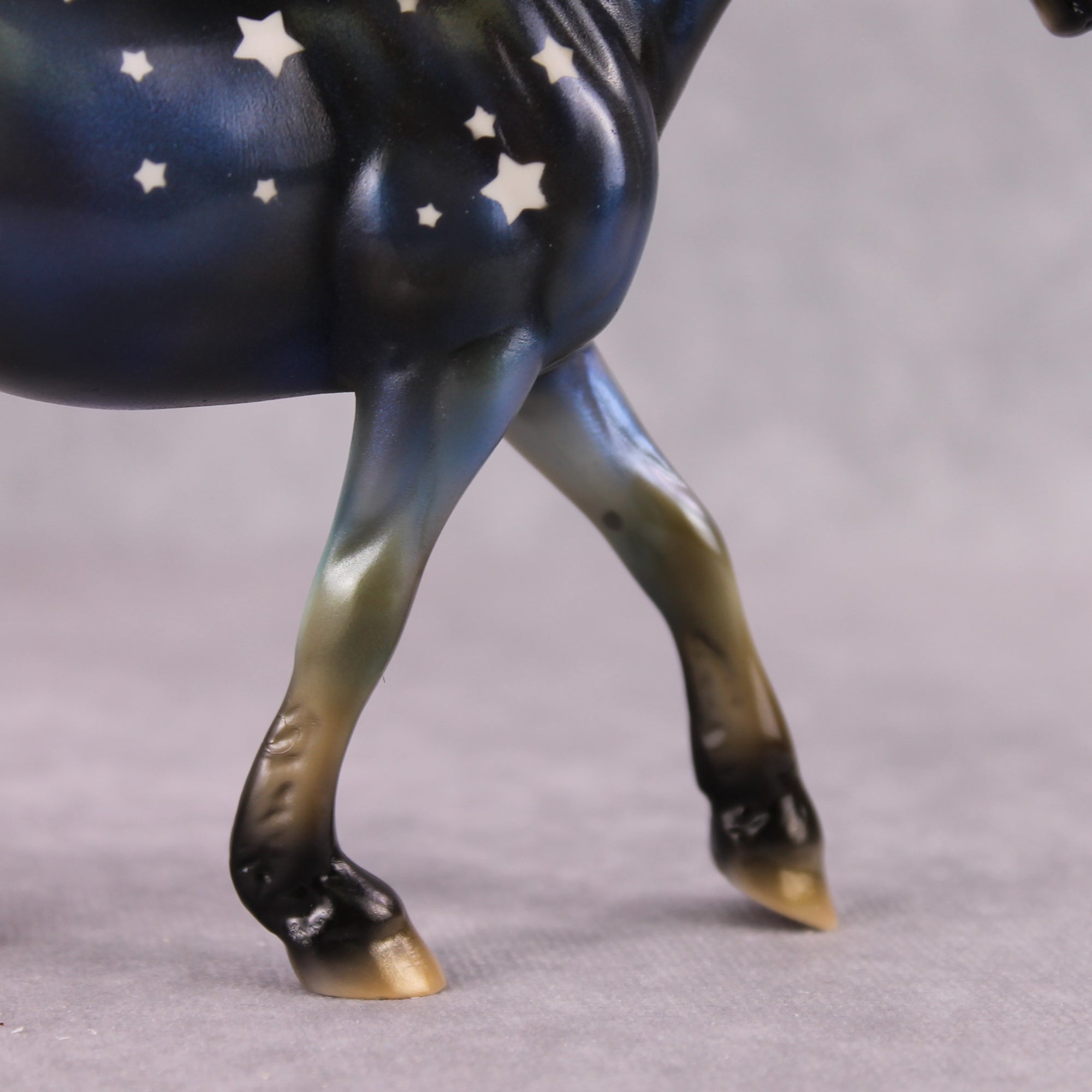 &quot;Baharat&quot; OOAK Night Sky Deco Winged Pebble Draft By Guest Artist Mindy Berg