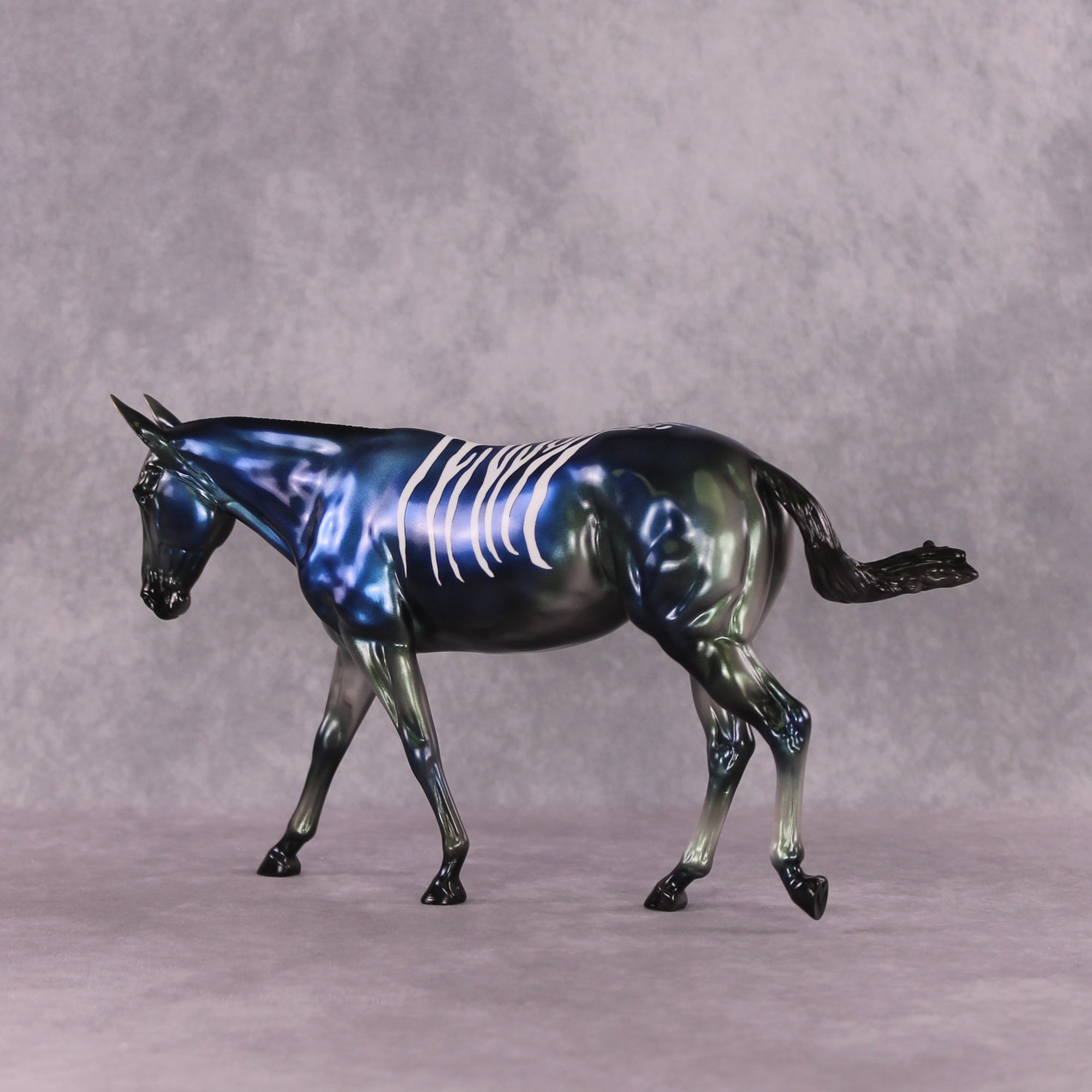 "Squiggle" OOAK FCM Large Mule By Tegan Davis