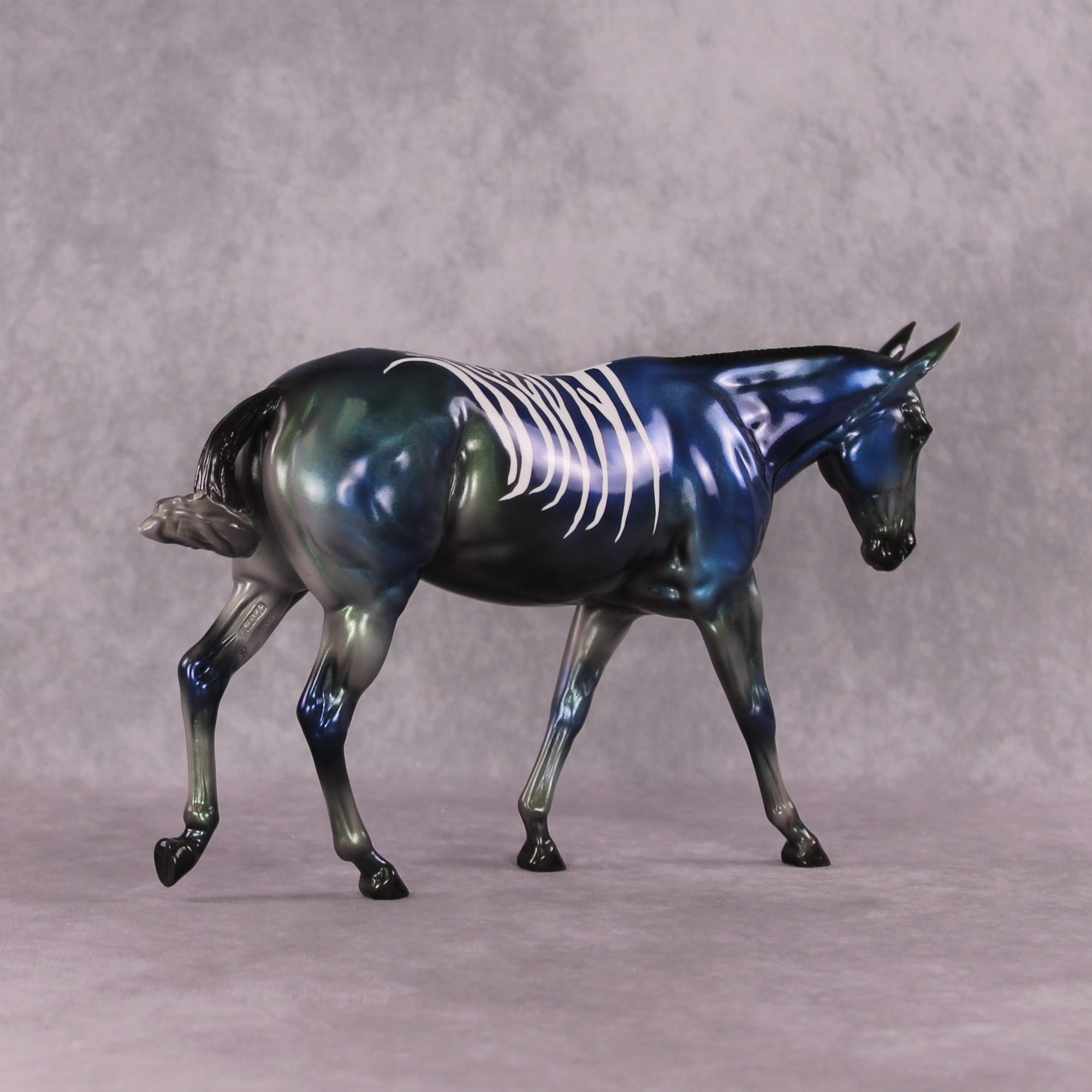 "Squiggle" OOAK FCM Large Mule By Tegan Davis