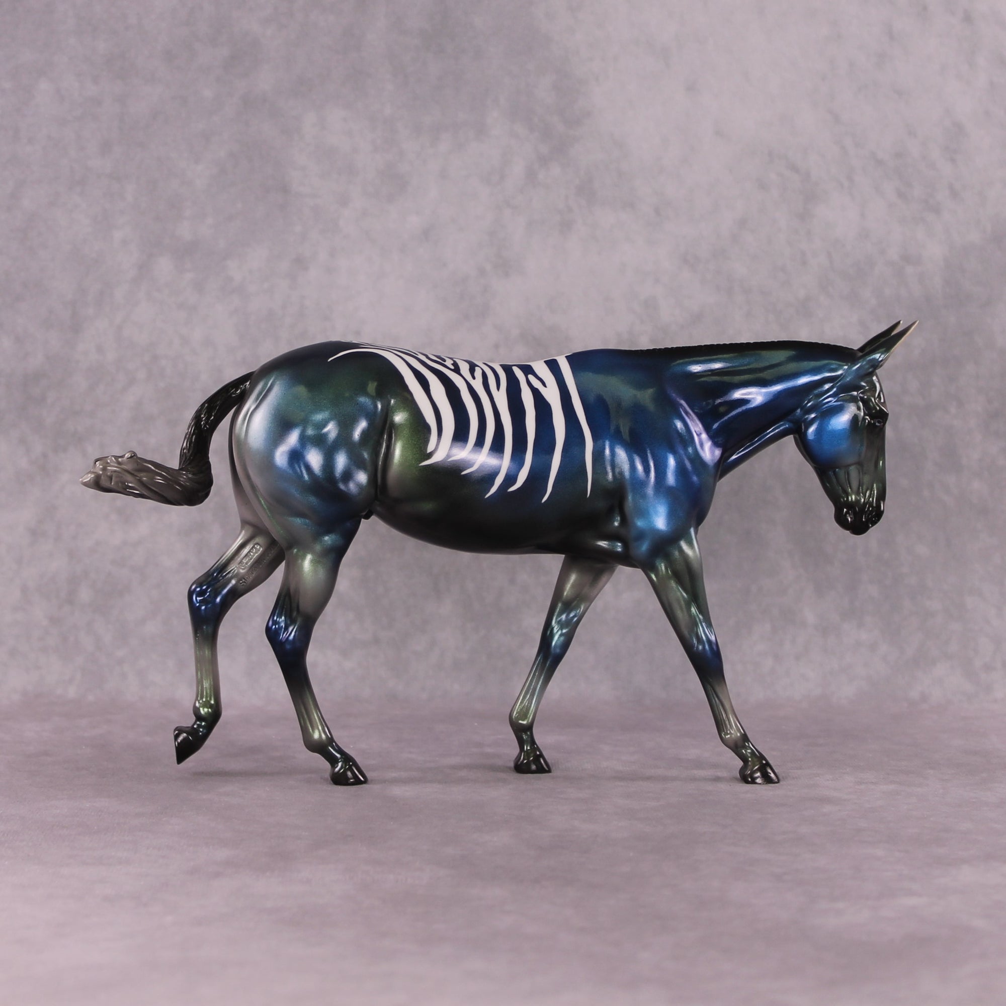 "Squiggle" OOAK FCM Large Mule By Tegan Davis