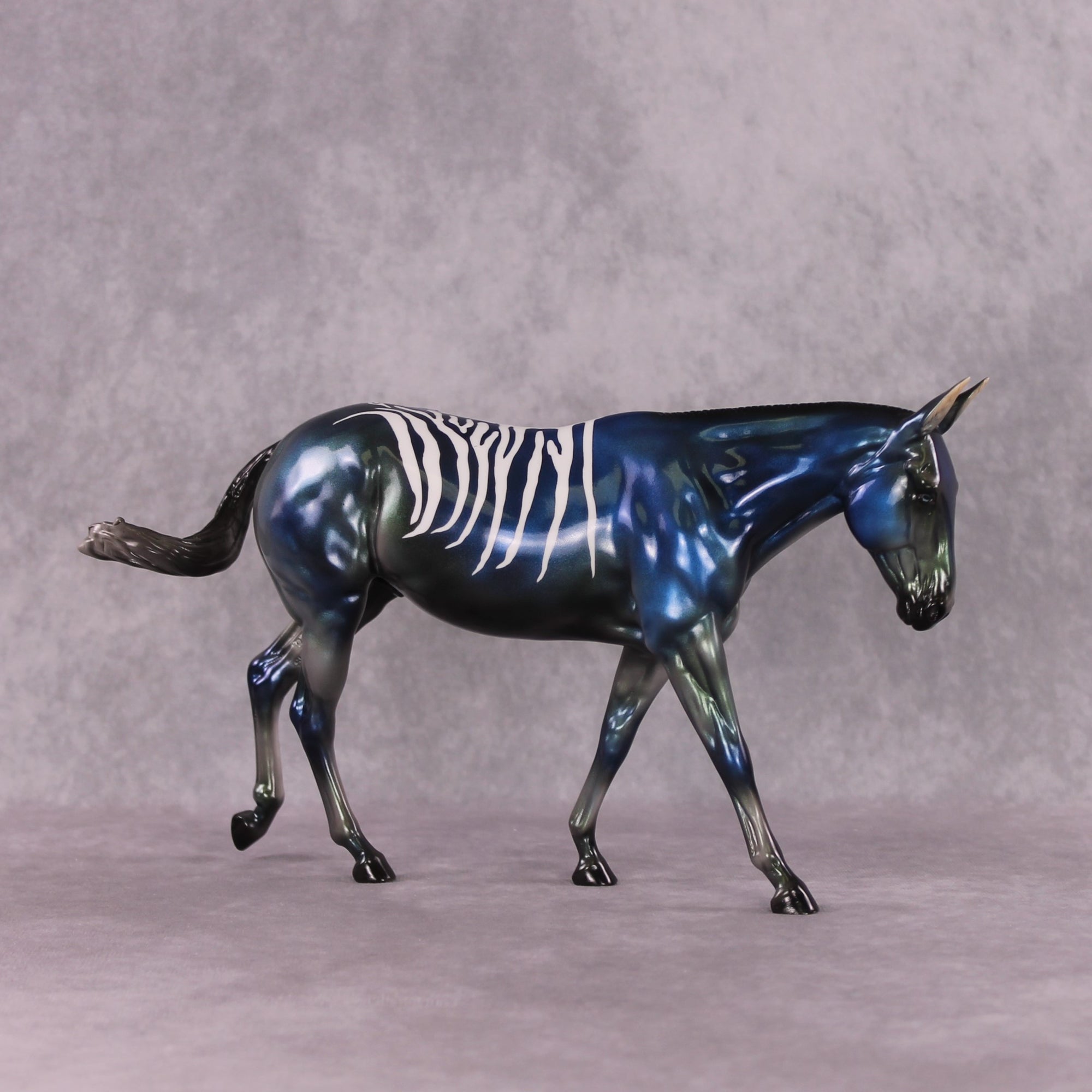 "Squiggle" OOAK FCM Large Mule By Tegan Davis