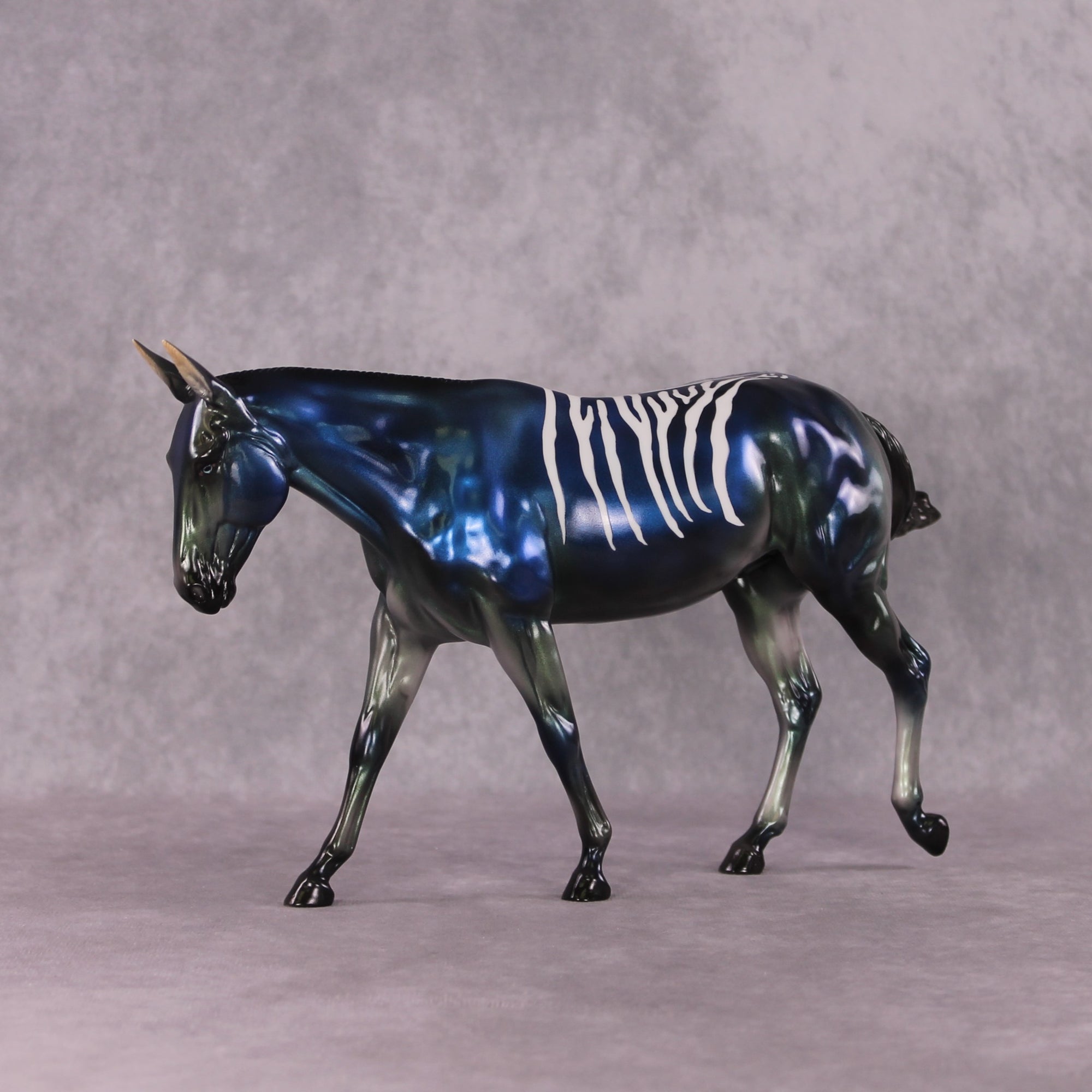 "Squiggle" OOAK FCM Large Mule By Tegan Davis