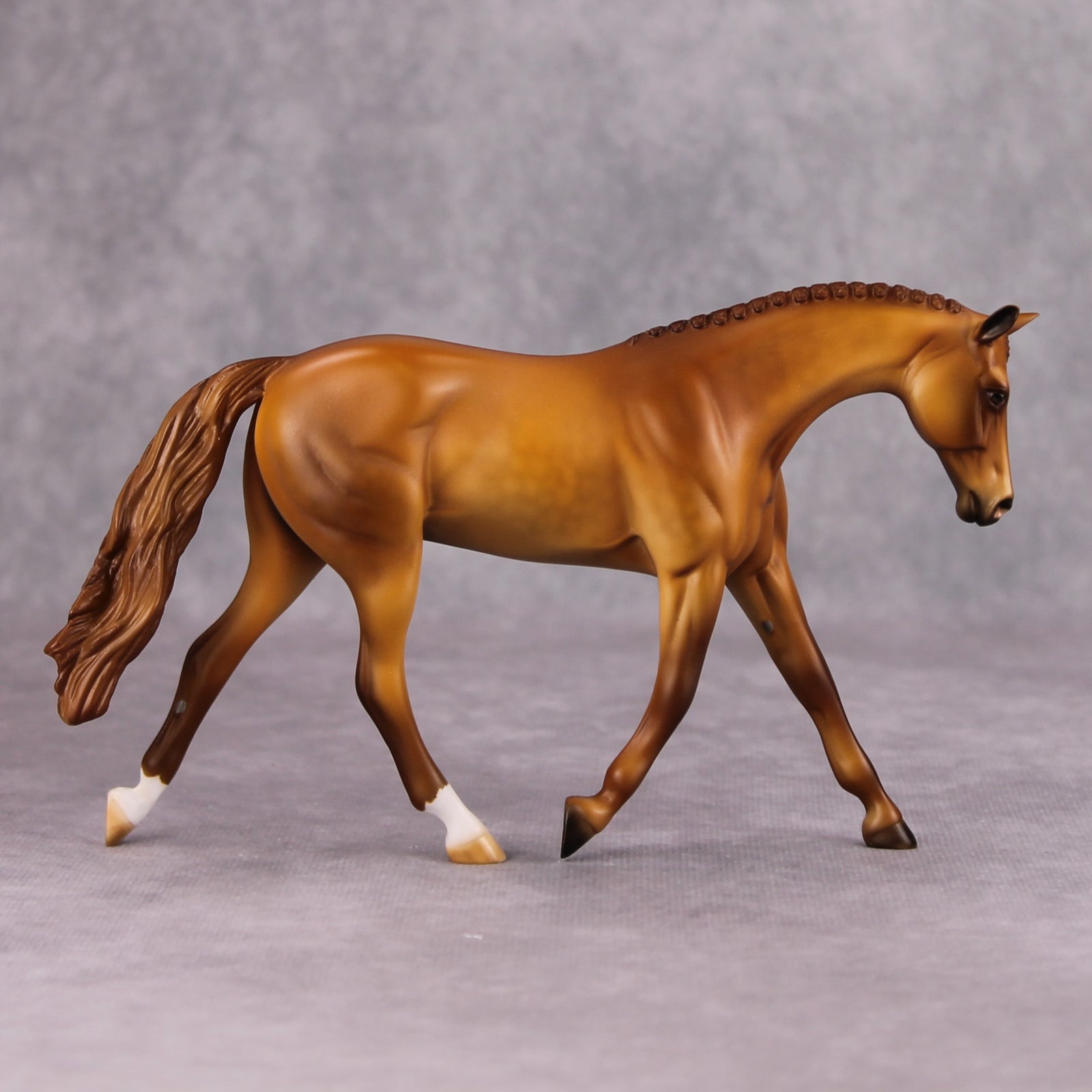 Westie OOAK Dappled Chestnut Pebble Warmblood By Julie Keim MM24