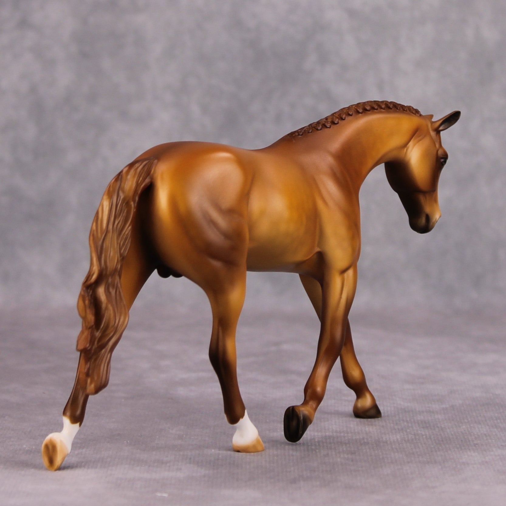 Westie OOAK Dappled Chestnut Pebble Warmblood By Julie Keim MM24