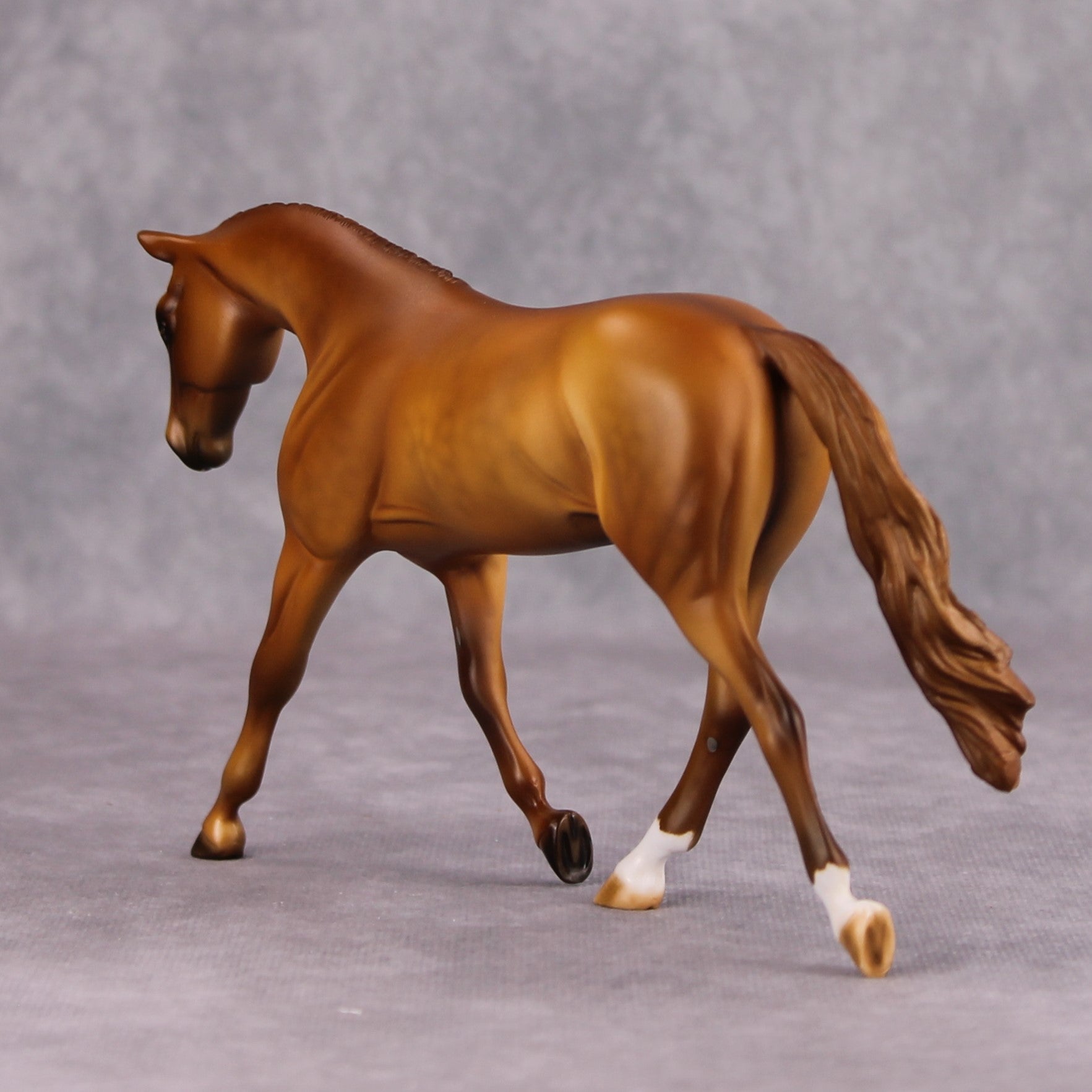 Westie OOAK Dappled Chestnut Pebble Warmblood By Julie Keim MM24