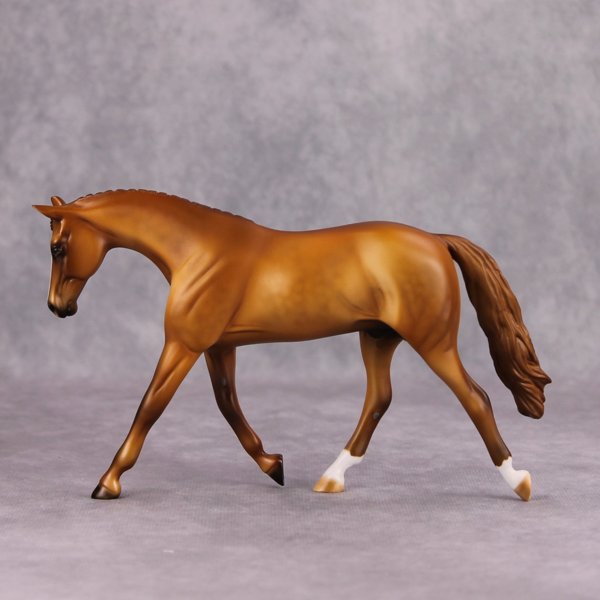 Westie OOAK Dappled Chestnut Pebble Warmblood By Julie Keim MM24