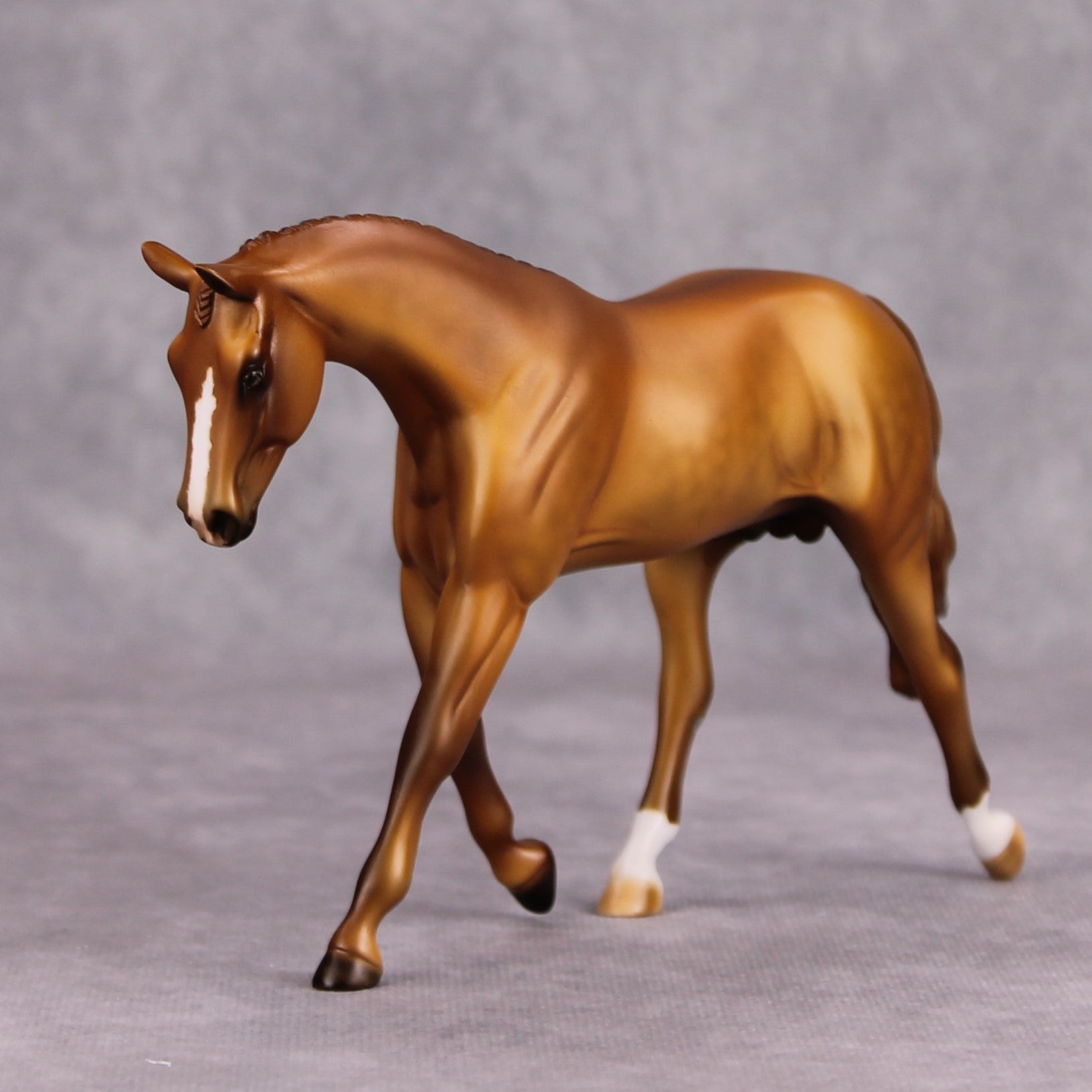 Westie OOAK Dappled Chestnut Pebble Warmblood By Julie Keim MM24