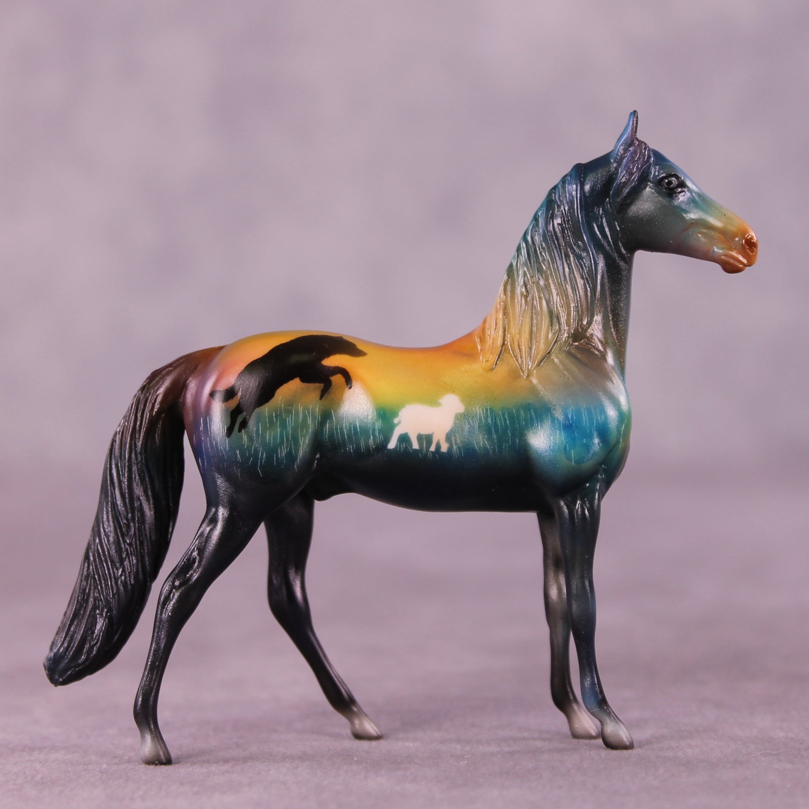 The Boy Who Cried Wolf NO FINISH CHANGE OOAK Chip Morgan by Kike (Enrique) Duarte LHS25