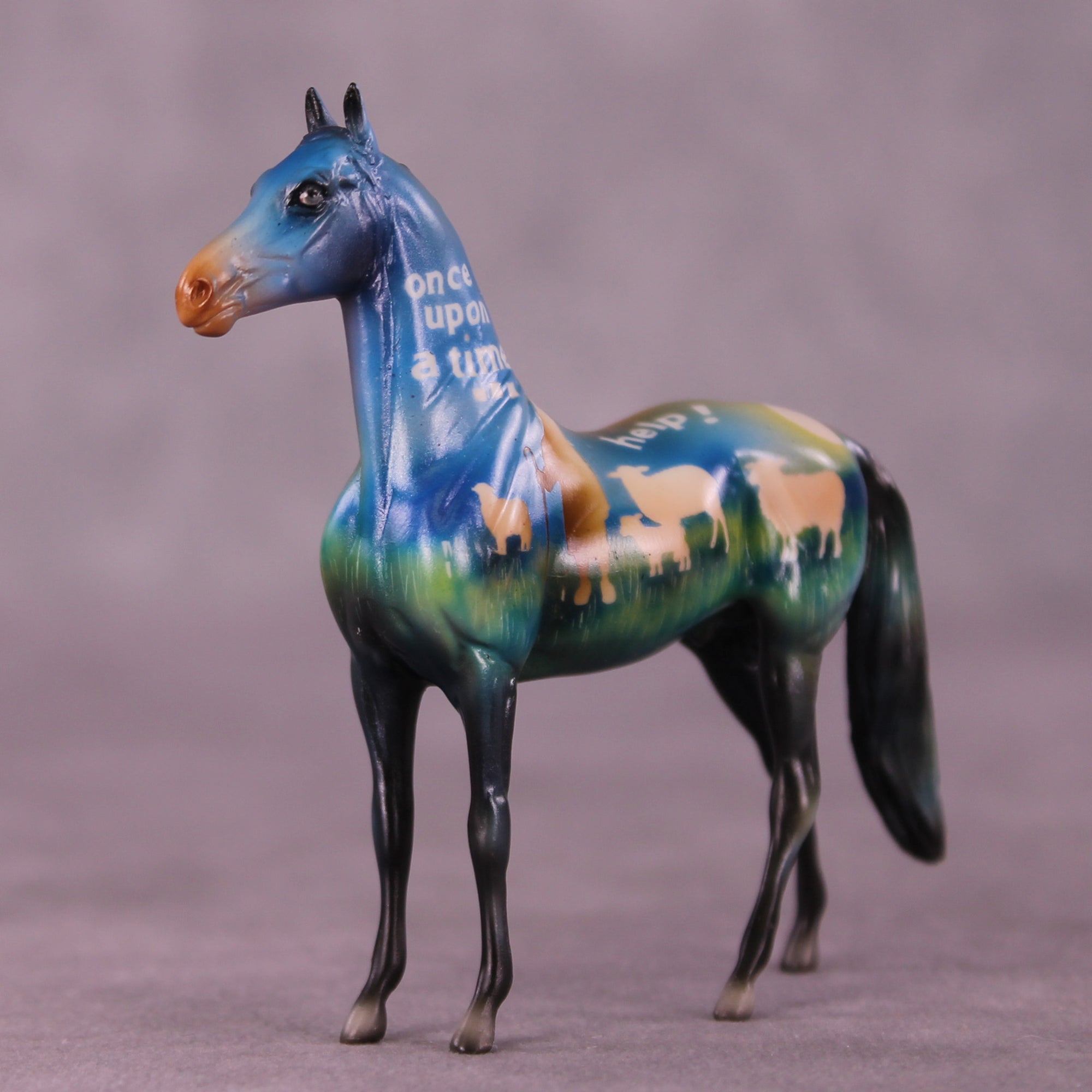 The Boy Who Cried Wolf NO FINISH CHANGE OOAK Chip Morgan by Kike (Enrique) Duarte LHS25