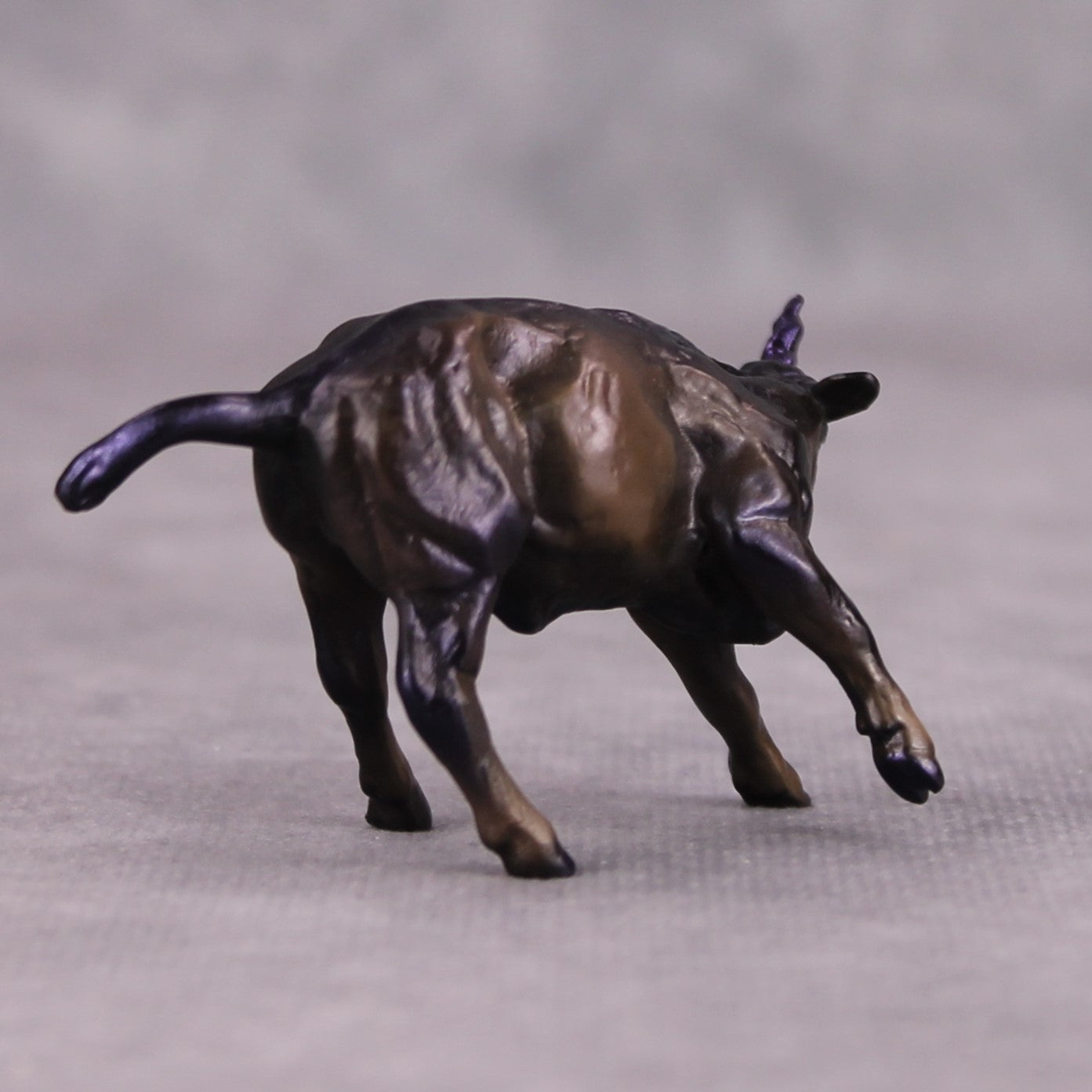 Magic Moo OOAK Deco Purple Unicorn Cow Chip By Kenzie Williamson SS1024