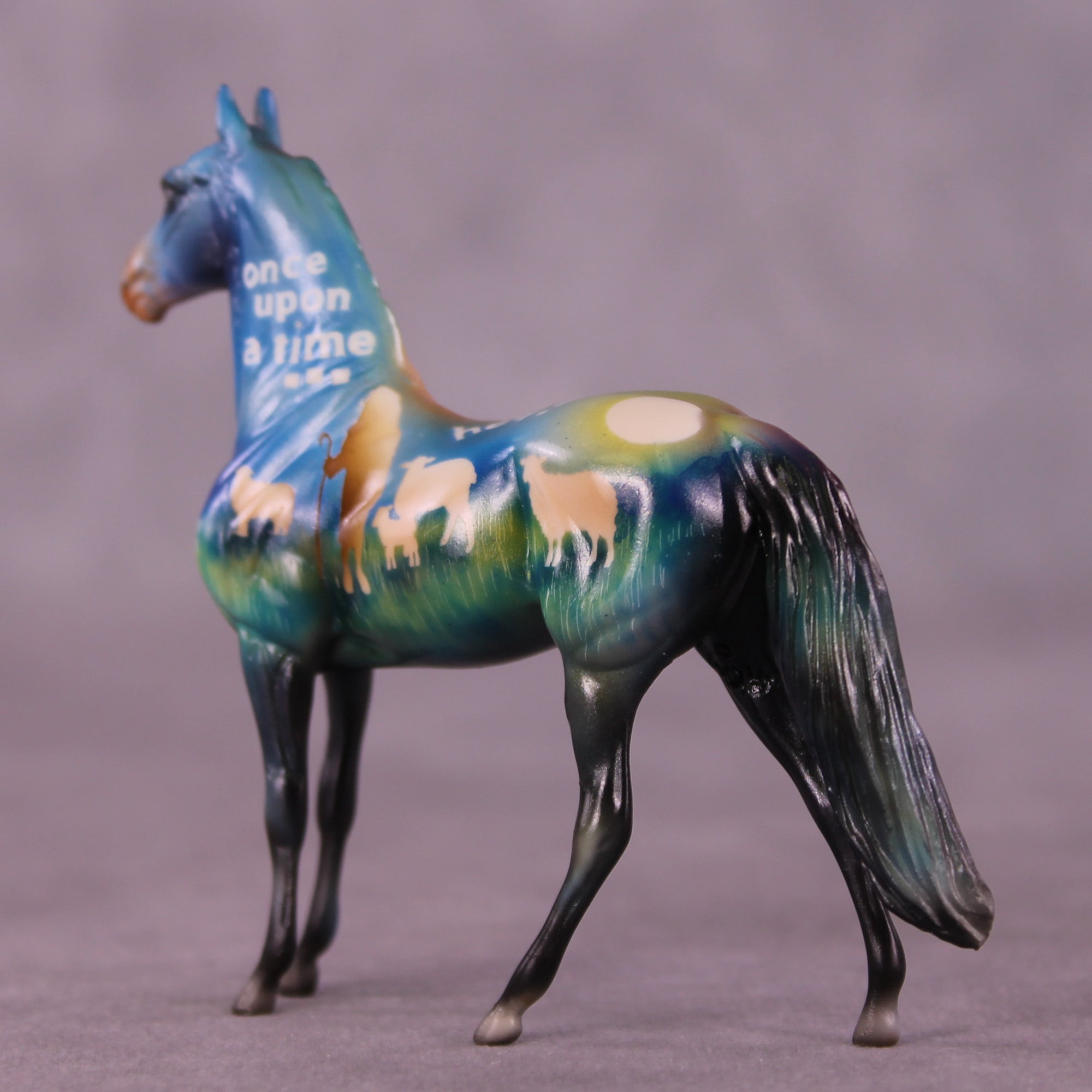 The Boy Who Cried Wolf NO FINISH CHANGE OOAK Chip Morgan by Kike (Enrique) Duarte LHS25