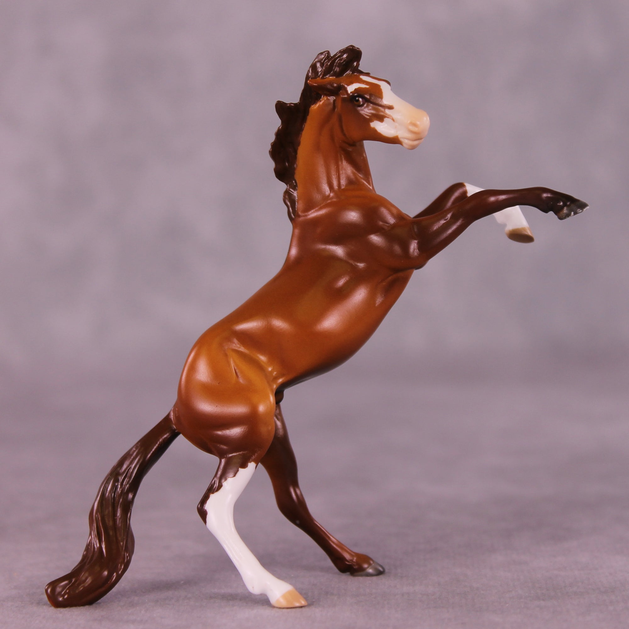 Maurice OOAK Rearing Chip by Anna Rieck LHS25