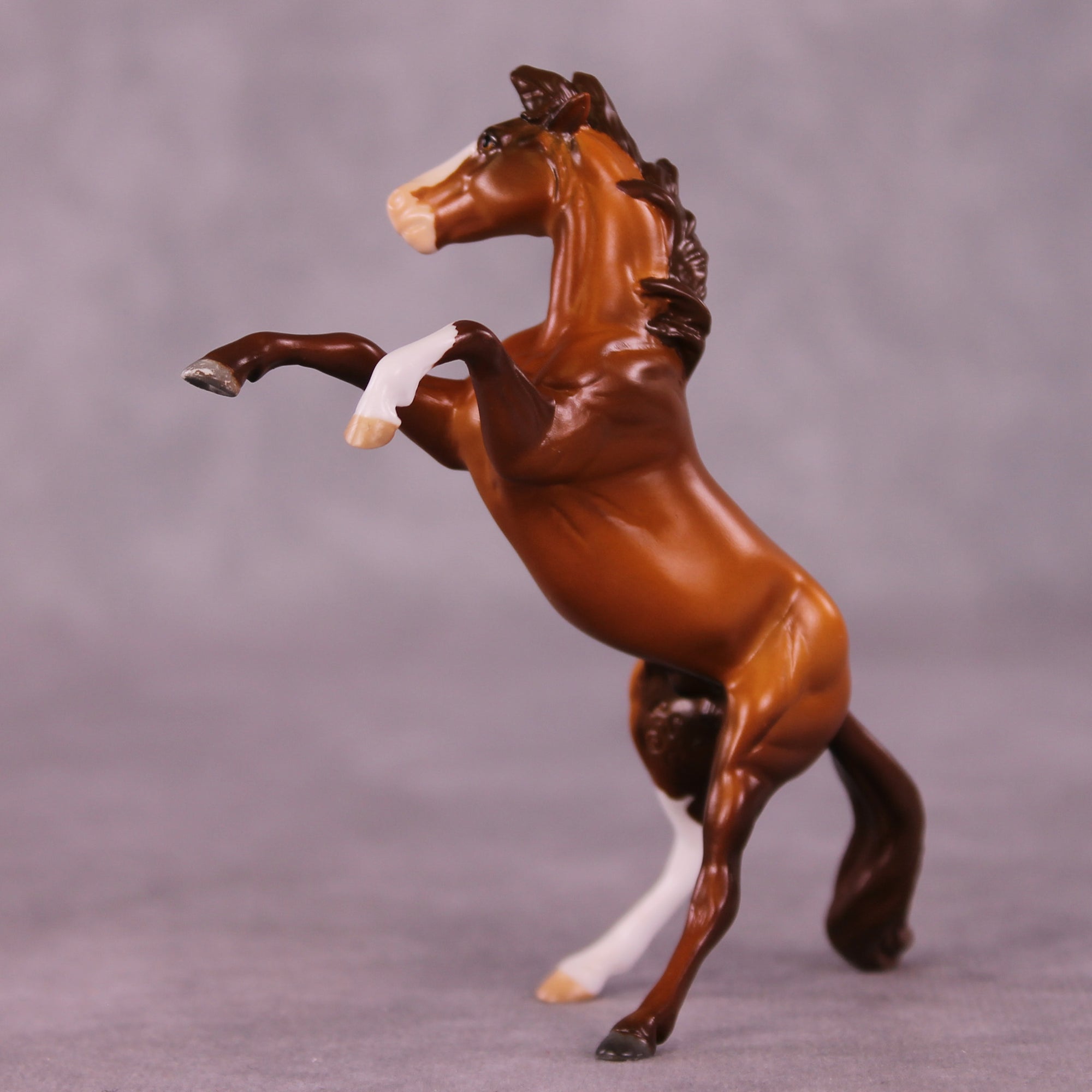 Maurice OOAK Rearing Chip by Anna Rieck LHS25