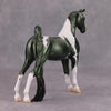 PREVIEW LISTING ONLY Bad Faith OOAK Deco Green Tobiano Pinto Pebble Saddlebred By Jamie Adamson