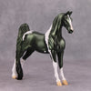 PREVIEW LISTING ONLY Bad Faith OOAK Deco Green Tobiano Pinto Pebble Saddlebred By Jamie Adamson