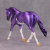 PREVIEW LISTING ONLY Shady OOAK Deco Purple Overo Pebble Warmblood By Jamie Adamson MM24