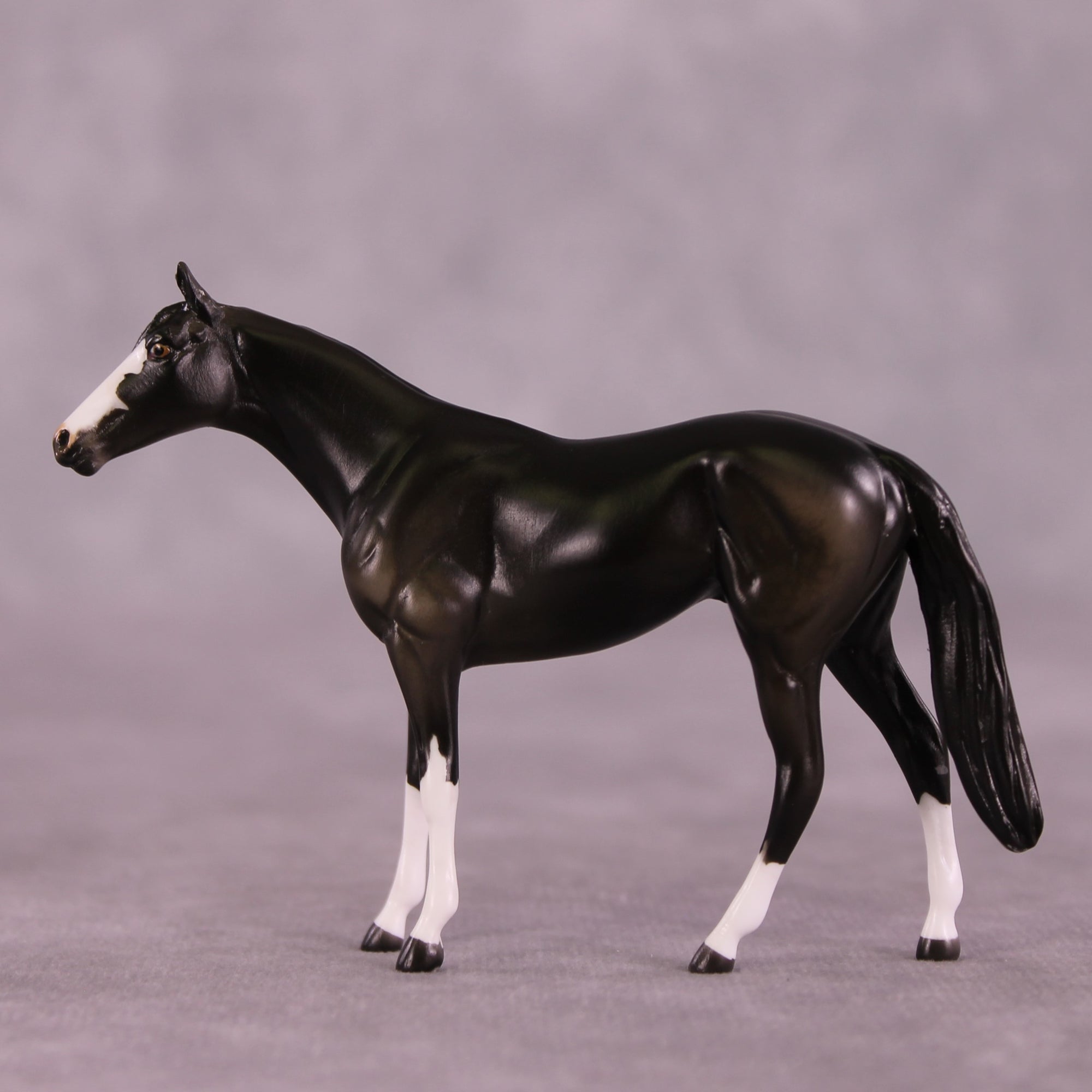 Dark Roast OOAK Thoroughbred Chip by Kike Duarte EQ25
