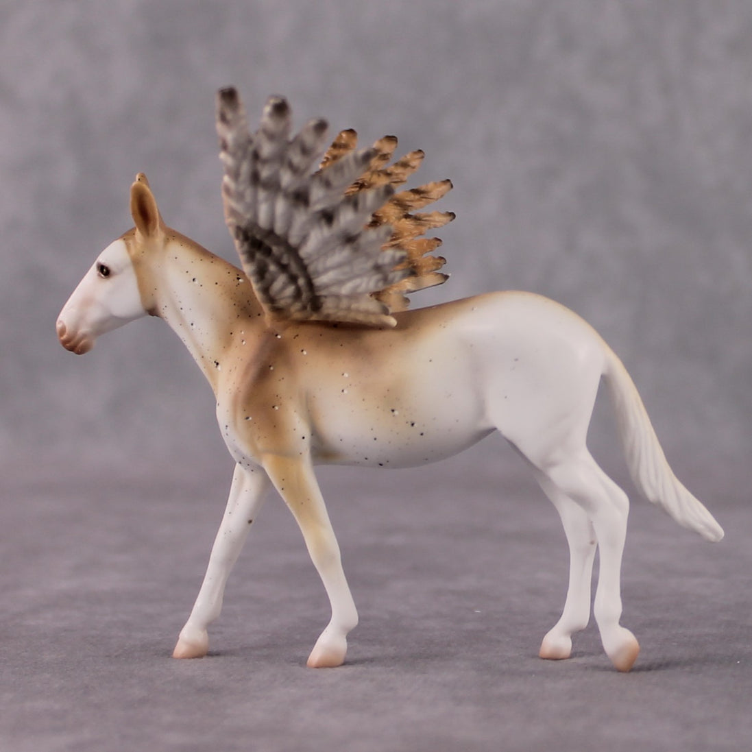 "Tranquility" Secret Surprise Chip Drop: Superb Owl Sunday OOAK Deco Custom Mule Chip By Ashley Palmer