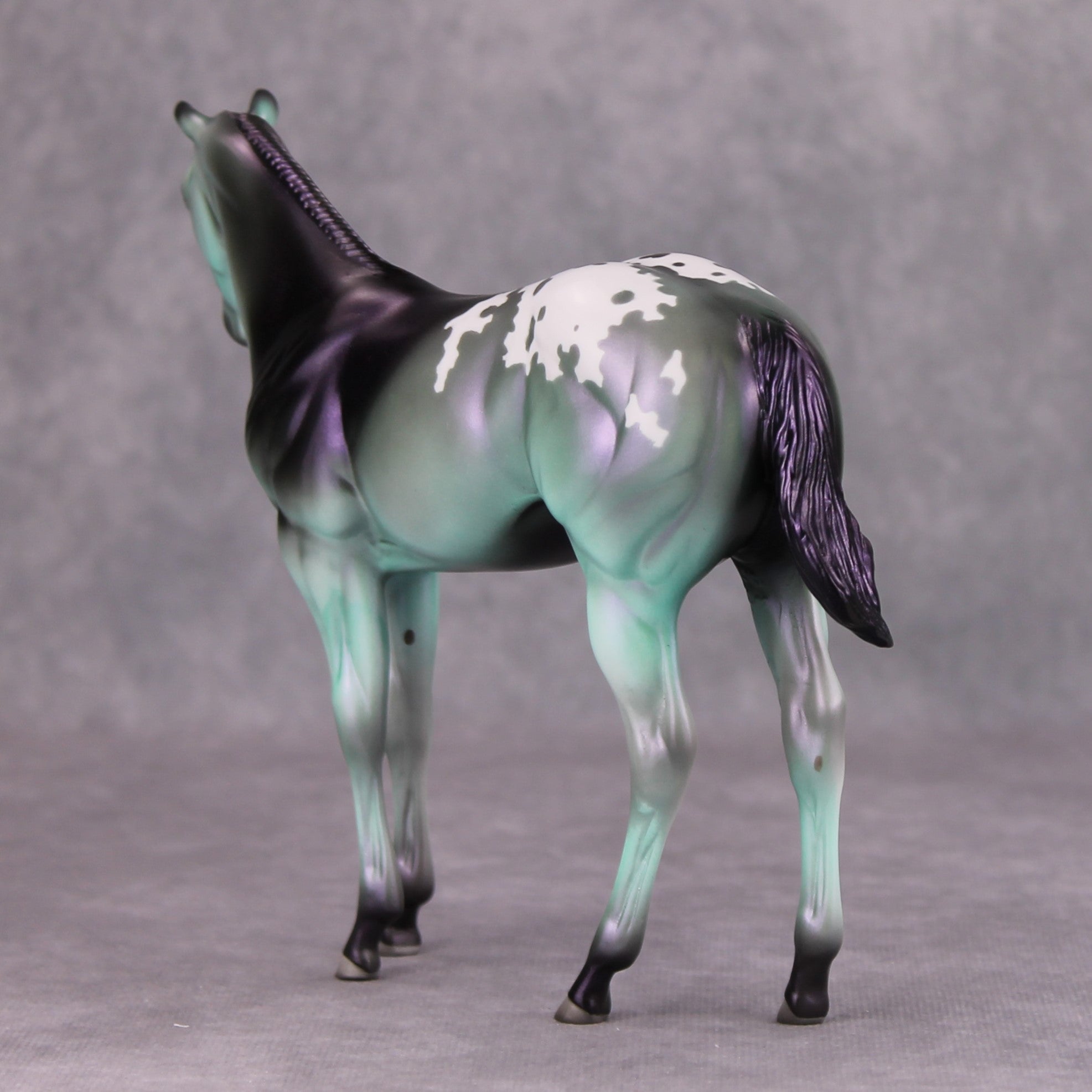 Evasion OOAK Deco Green Purple Blanket Appy Weanling By Jamie Adamson MM24