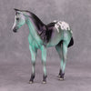 Evasion OOAK Deco Green Purple Blanket Appy Weanling By Jamie Adamson MM24