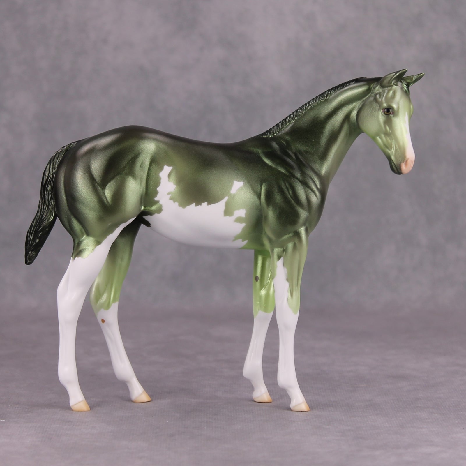 Envy OOAK Green Deco Weanling By Jamie Adamson MM24