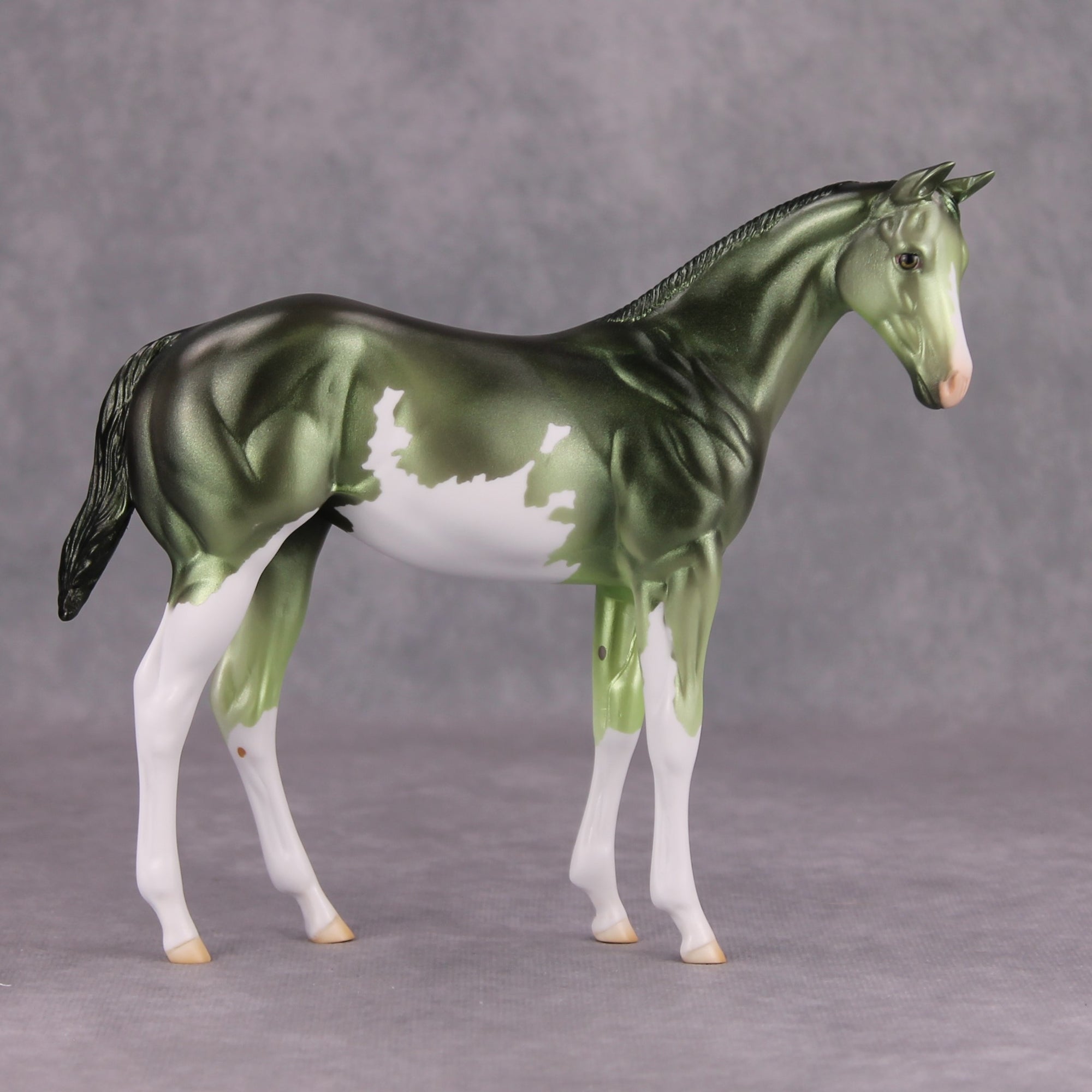 Envy OOAK Green Deco Weanling By Jamie Adamson MM24