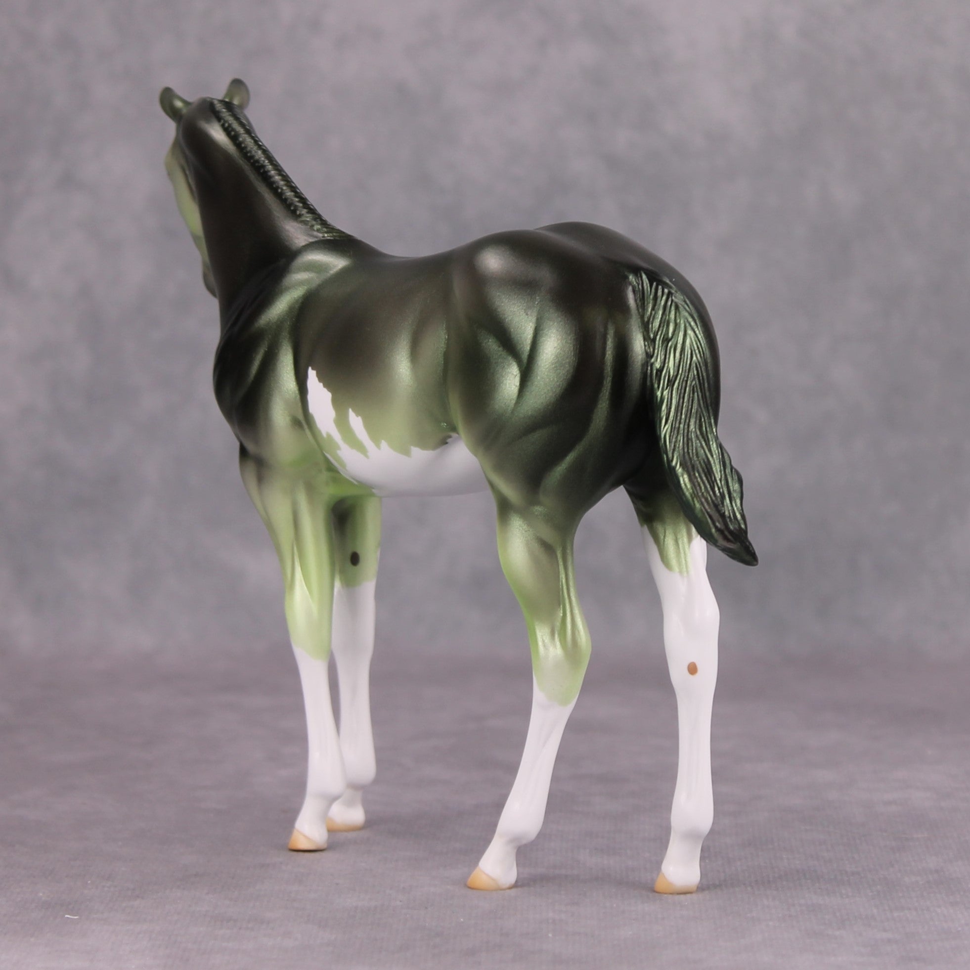 Envy OOAK Green Deco Weanling By Jamie Adamson MM24