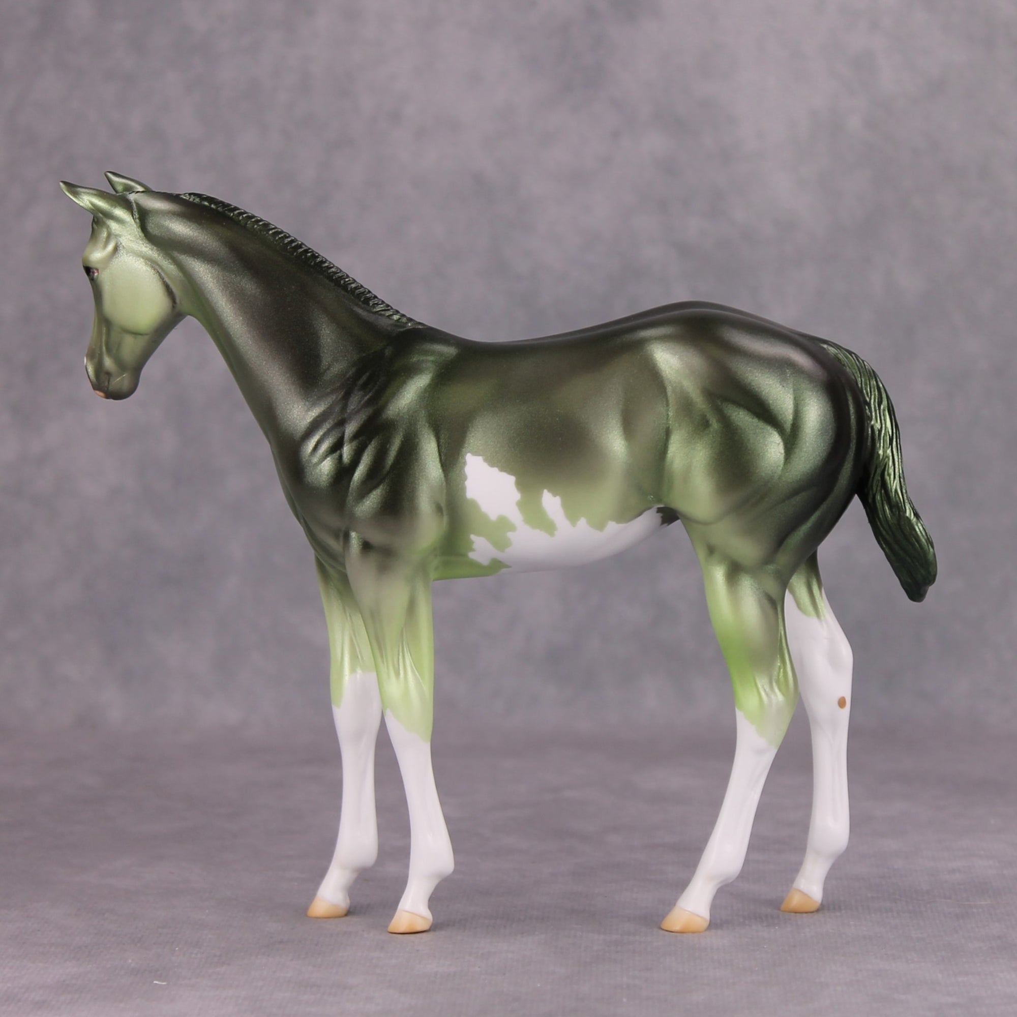 Envy OOAK Green Deco Weanling By Jamie Adamson MM24
