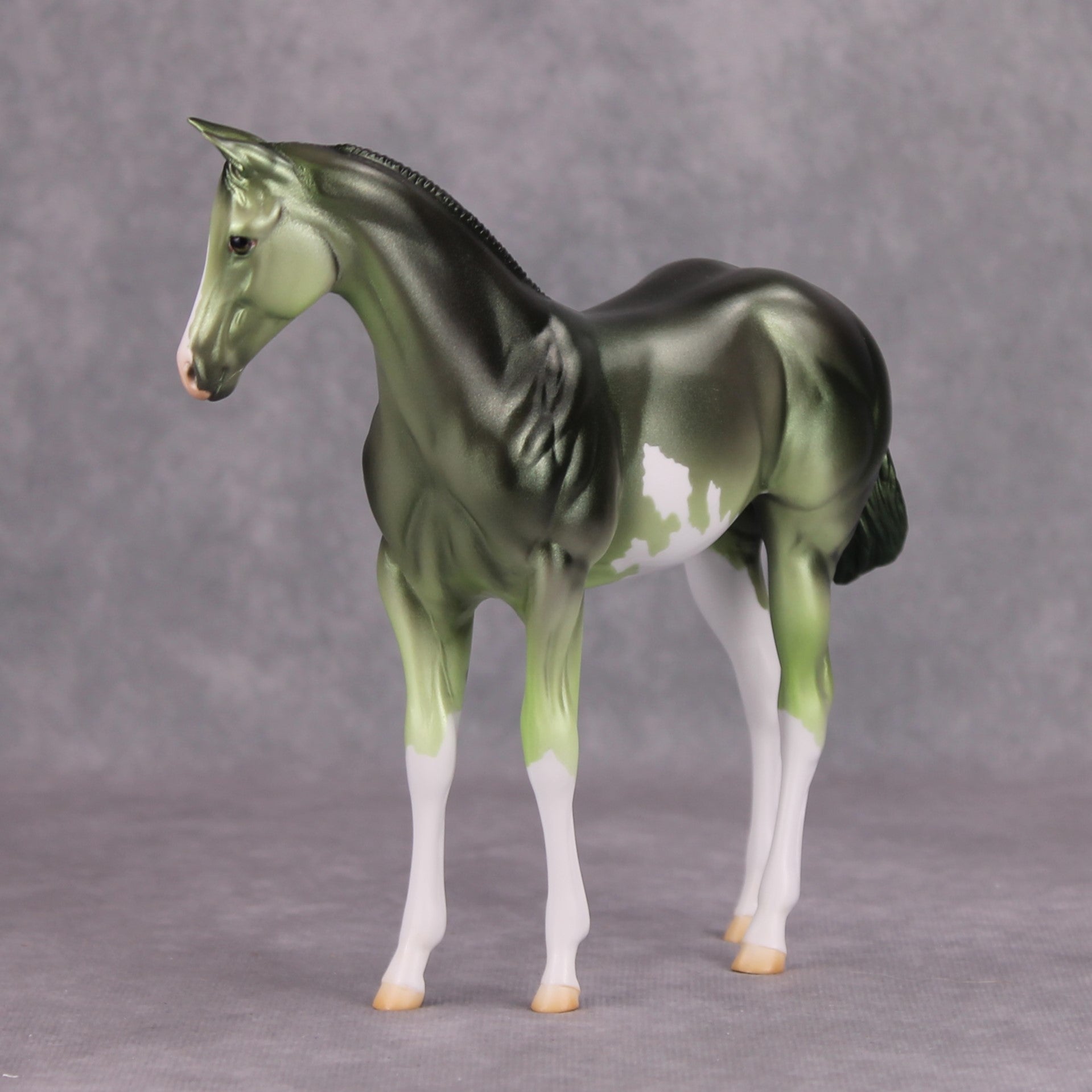 Envy OOAK Green Deco Weanling By Jamie Adamson MM24